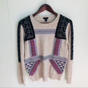 J. Crew Cashmere and Wool Blend Sweater